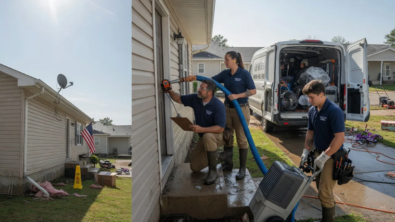 Ceiling Water Damage Restoration in Lakeland, MI near me